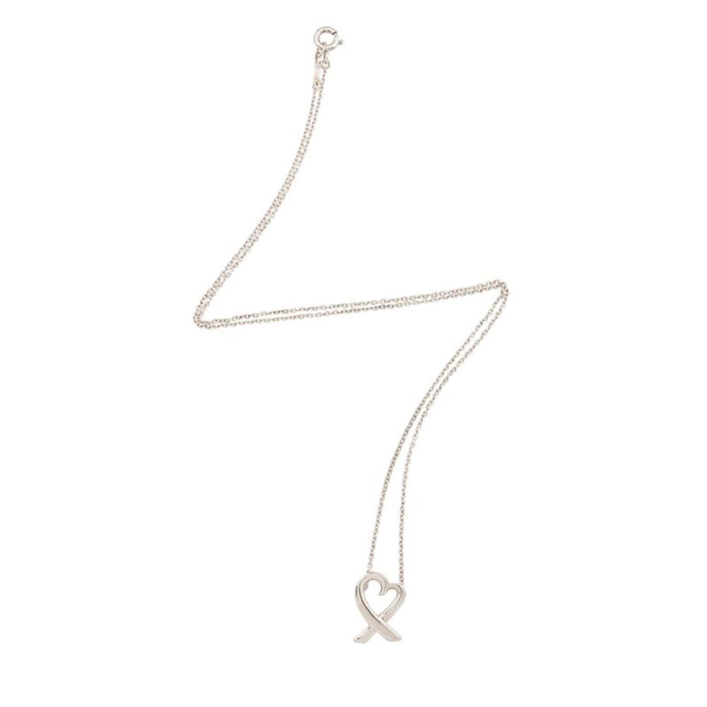 Tiffany & Co. Paloma Picasso Sterling Silver Loving Heart Necklace